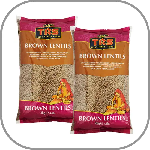 TRS Lentils Brown Whole Masoor 2 Kg